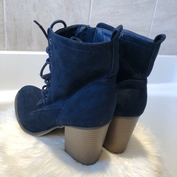 Blue Heel Boots - Picture 3 of 6